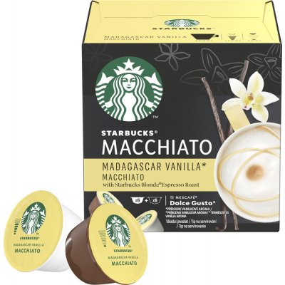 STARBUCKS Madagaskar Vanilla Latte Macchiato by NESCAFE DOLCE GUSTO Kávové kapsule 12 kapsúl
