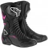 boty STELLA S-MX 6, ALPINESTARS - Itálie (černé/fialové/bílé, vel. 36)
