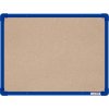 VMS VISION, s.r.o. Textilná nástenka boardOK s modrým rámom 600x450
