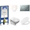 Cenovo zvýhodnený závesný WC set Geberit do ľahkých stien / predstenová montáž + WC S-Line S-line Pro 111.300.00.5NR3