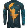 THOR dres PULSE Counting Sheep detský teal / tangerine - 2XS
