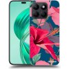 Picasee silikónový čierny obal pre Honor X8b - Hibiscus