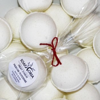 Soaphoria Mliečne potešenie /Milky Touch/ šumivá guľa 85 g