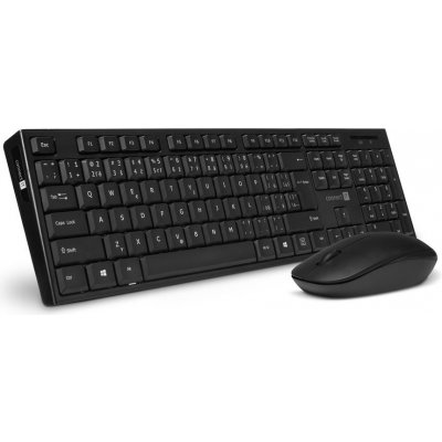 Set klávesnica + myš Connect IT CKM-7500-CS - bezdrôtová čierna klávesnica + myš, CZ + SK layout