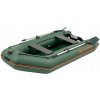 Čln Kolibri KM-300PP zelený s pevnou skladacou drevenou podlahou