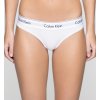 Calvin Klein Nohavičky Tangá F3786E biele - XS