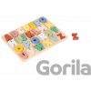 New Classic Toys vkladacie puzzle farebná abeceda