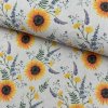 Ľan digital dekoračný - Slnečnice na režnom