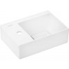 Hansgrohe Xevolos E umývadlo 36x25 cm obdĺžnik klasické umývadlo-umývadlo na nábytok biela lesklá 61087450