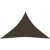 Stínící plachta 160 g/m² hnědá 5 x 5 x 6 m HDPE Hnědá 311815