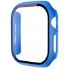 AppleMix Tvrdené sklo + rámček pre Apple Watch 42 mm Series 10 - modré