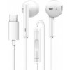 Univerzálne káblové slúchadlá do uší Huawei CM33 USB-C Biely mikrofón