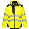 PORTWEST Bunda do deště HiVis PW3 T400, zateplená, reflexní POR-T400YBR6XL Žlutá/černá 6XL