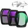 Kf sada filtrů 3v1 polarizační CPL šedá ND ND8 ND16 pro DJI AIR 3S - SKU.2341