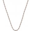 Hot Diamonds Strieborná retiazka Emozioni Silv and Rose Gold Bead Chain 30
