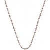 Hot Diamonds Strieborná retiazka Emozioni Silv and Rose Gold Bead Chain 30