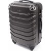Rogal Čierny škrupinový cestovný kufor 