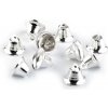 Zvonček Ø20 mm - 10 ks 3 strieborná svetlá