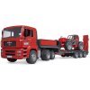 Auto Bruder 2774 Podvalník MAN TGA s teleskopickým nakladačom Manitou