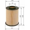 Vzduchový filter BOSCH F 026 400 492 F 026 400 492