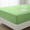 Matracový chránič, Nepriepustné bavlnené JERSEY prestieradlo č.35, zelené 180 x 200 cm