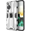 Odolný Kryt Holder armor case strieborný – Huawei P60 Pro