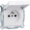 Zásuvka 2P+T/16A/250V clonky viecko (PS) biela Merten SysM (Schneider)