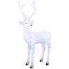 LED svetelná dekorácia Jeleň, napájanie: sieťové, studená biela, výška: 130 cm, 6166-203CH