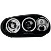 predné svetlá VW Golf IV 97-04 Angel Eyes čierne
