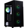 BitFenix skříň Proton / ATX / 4x 120 mms FRGB fan / USB 3.0 / 2x USB 2.0 / tvrzené sklo / černá