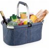 TESCOMA Jeans 44,5 x 30 cm modrý - syntetický piknikový / nákupný košík