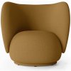 Ferm Living Kreslo Rico Wool Boucle – hnedé