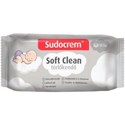 Sudocrem Soft clean vlhčené utierky 55 ks od 1,73 € - Heureka.sk