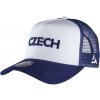 Trucker šiltovka FLLÖS, T-CAP CZECH 4 tmavo modrá,Biela UNI