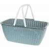 EXCELLENT HOUSEWARE Kôš na bielizeň sklápacie rukoväte 35 l zelená