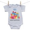 Boodyy Body s krátkym rukávom Najkrajší vianočný darček s menom dieťatka Chlapec 92 (18-24 mesiacov)