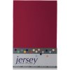 SCANquilt Prestieradlo JERSEY bordová 90x200 cm