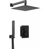 DEANTE - Therm čierna - Sprchový set pod omietku, s termostatickou BOX BXYZNECT