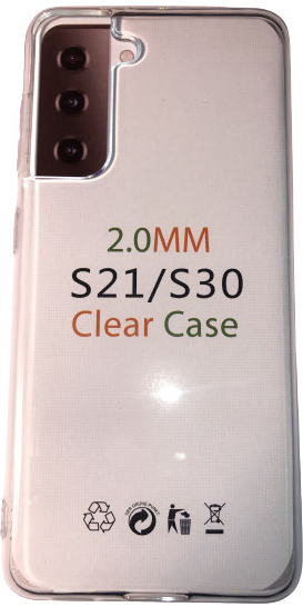 Púzdro MobilEu Transparentný obal silikónový na Samsung S21 TO65