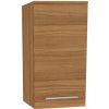 Mereo, Mereo Bino kúpeľňová skrinka horná 63 cm, ľavá, Multidecor, Orech Dijon prírodný, MER-CN695ODP1