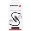 Swissten 71532010 dátový USB-C, 60W / 3A / 1x USB-C(M) / 1x USB-C(M), 1,5m, čern