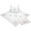 Vianočný vyšívaný obrus biely 5139 40cm x 40cm obliečka na vankúš
