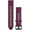 Remienky QuickFit® 20 Watch Bands, Merlot/Graphite Silicone