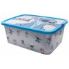 Plastový úložný box Lilo & Stitch – klikacie veko, 13 l, 02435