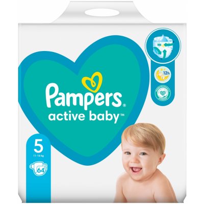 Plienky Pampers Active Baby Veľkosť 5 64 ks