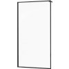 MEXEN - KIOTO walk-in 120x200 cm 8mm čierna samostatné sklo 800-120-000-00-70