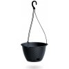 Prosperplast Kvetináč Prosperplast RATOLLA ROUND W antracit závesný 21,5cm