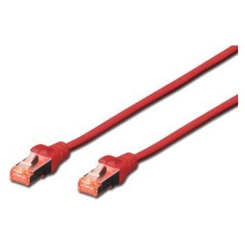 Digitus DK-1644-0025/R S-FTP, RJ45-RJ45, CAT6, 0.25m, červený