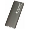 Transcend ESD265C 500GB, USB 10Gbps Type C, Externí SSD disk (3D NAND flash), kompaktní rozměry, stříbrný (TS500GESD265C)