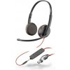 Poly náhlavní souprava Blackwire 3225, 3,5 mm jack + USB-C/A adaptér, stereo 8X229AA HP